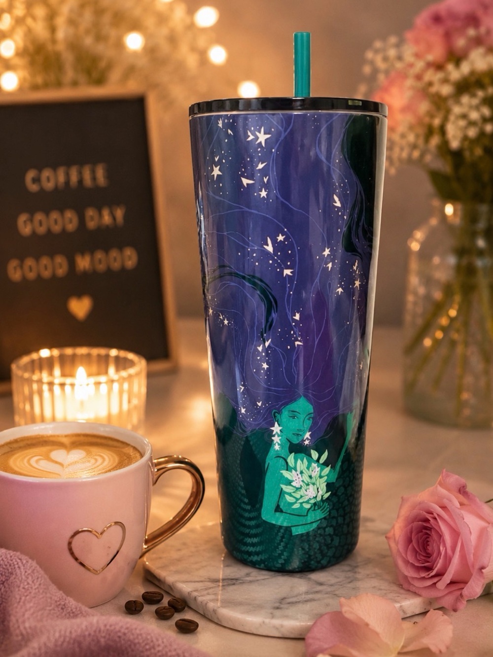 NWT Starbucks 2025 Siren Stainless Steel Tumbler24oz